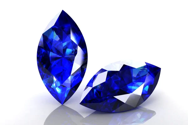 Blue sapphire — Stock Photo, Image