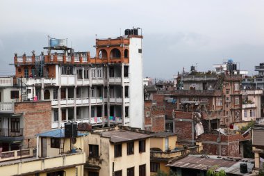 Katmandu çatı üzerinden