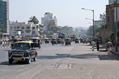 Streets of Mumbai clipart