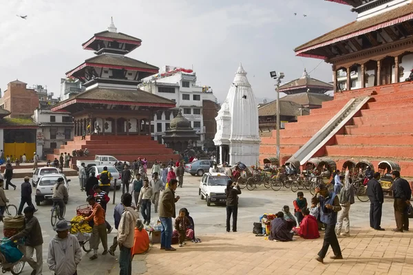 Basantapur durbar náměstí kathmandu, Nepál — Stock fotografie