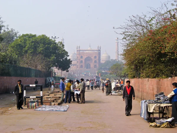 Jama masjid, delhi, indien Stockfoto