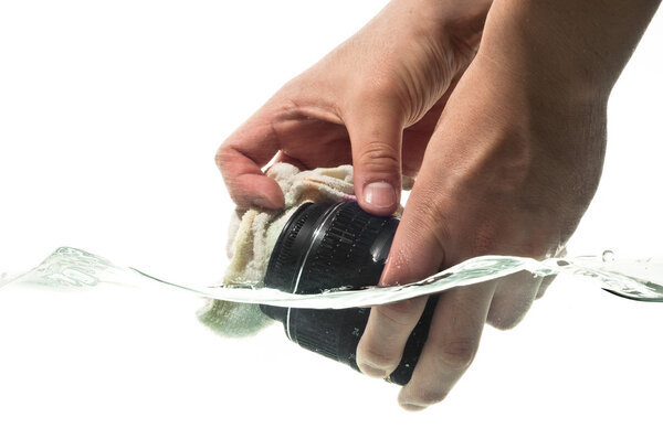 Объектив стиральной камеры
