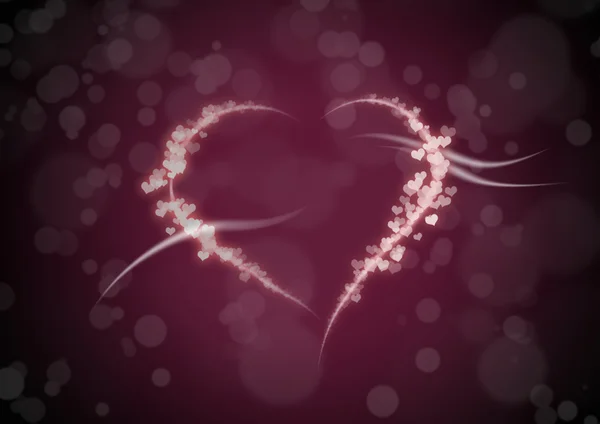 Heart shape background — Stock Photo, Image