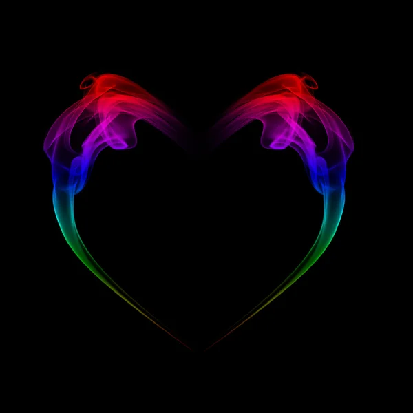 stock image Smoke heart