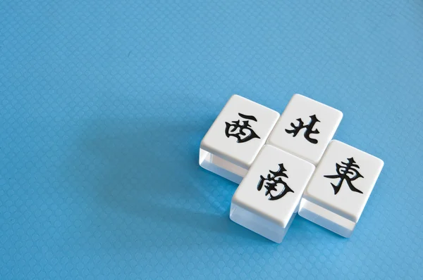 Baldosas Mahjong de dirección Imagen De Stock