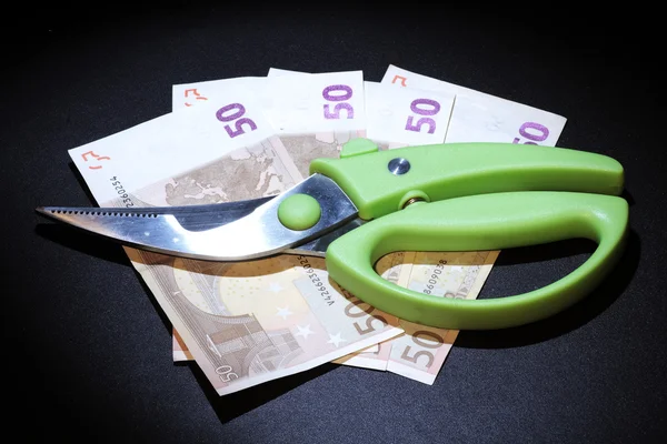 Brought about by the economic crisis — Stock Photo, Image