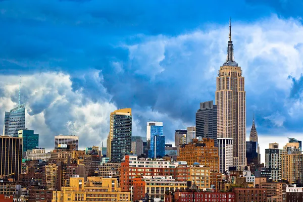 Manhattan - New York şehir manzarası — Stok fotoğraf