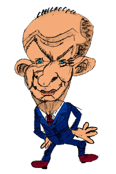 Color Caricature - Cartoon Businessmen Stock Image