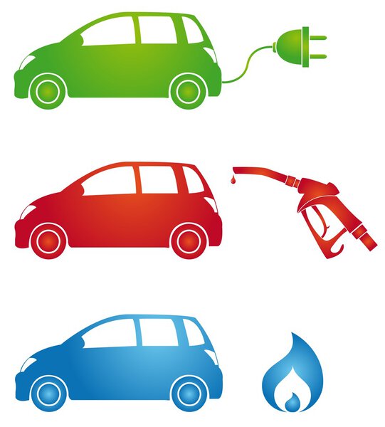 Symbols for different fuels