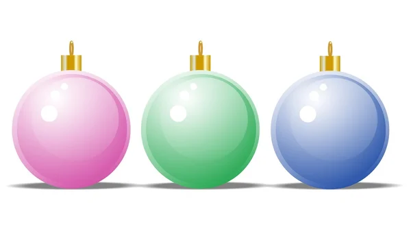 Stock vector Christmas bulbs