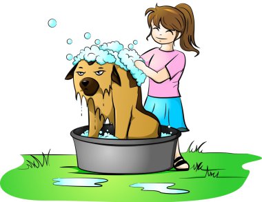 Bath day clipart