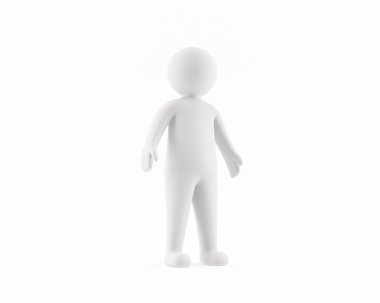 3D man clipart