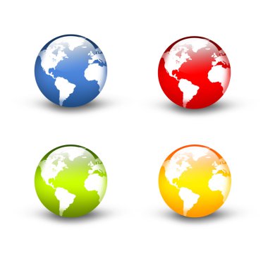 Earth set clipart