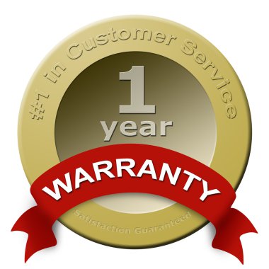 Customer service warranty seal clipart