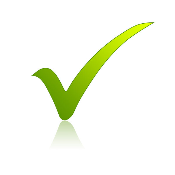 Зелёная галочка
