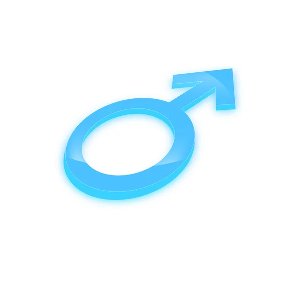 Male symbol — Stock Photo, Image