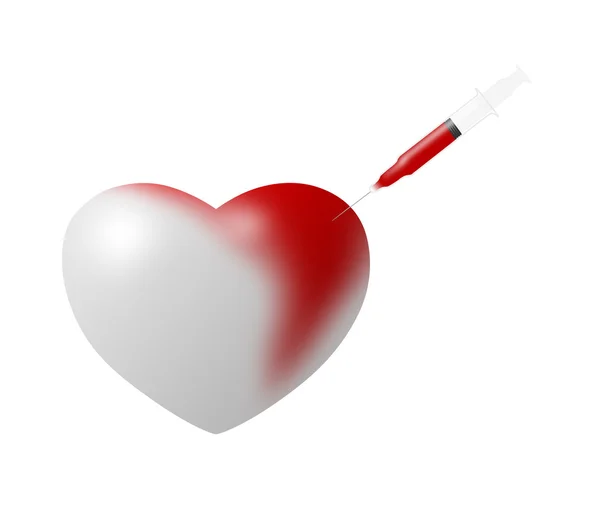 Heart infusion — Stock Photo, Image
