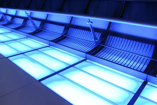 Neon hallway — Stock Photo, Image