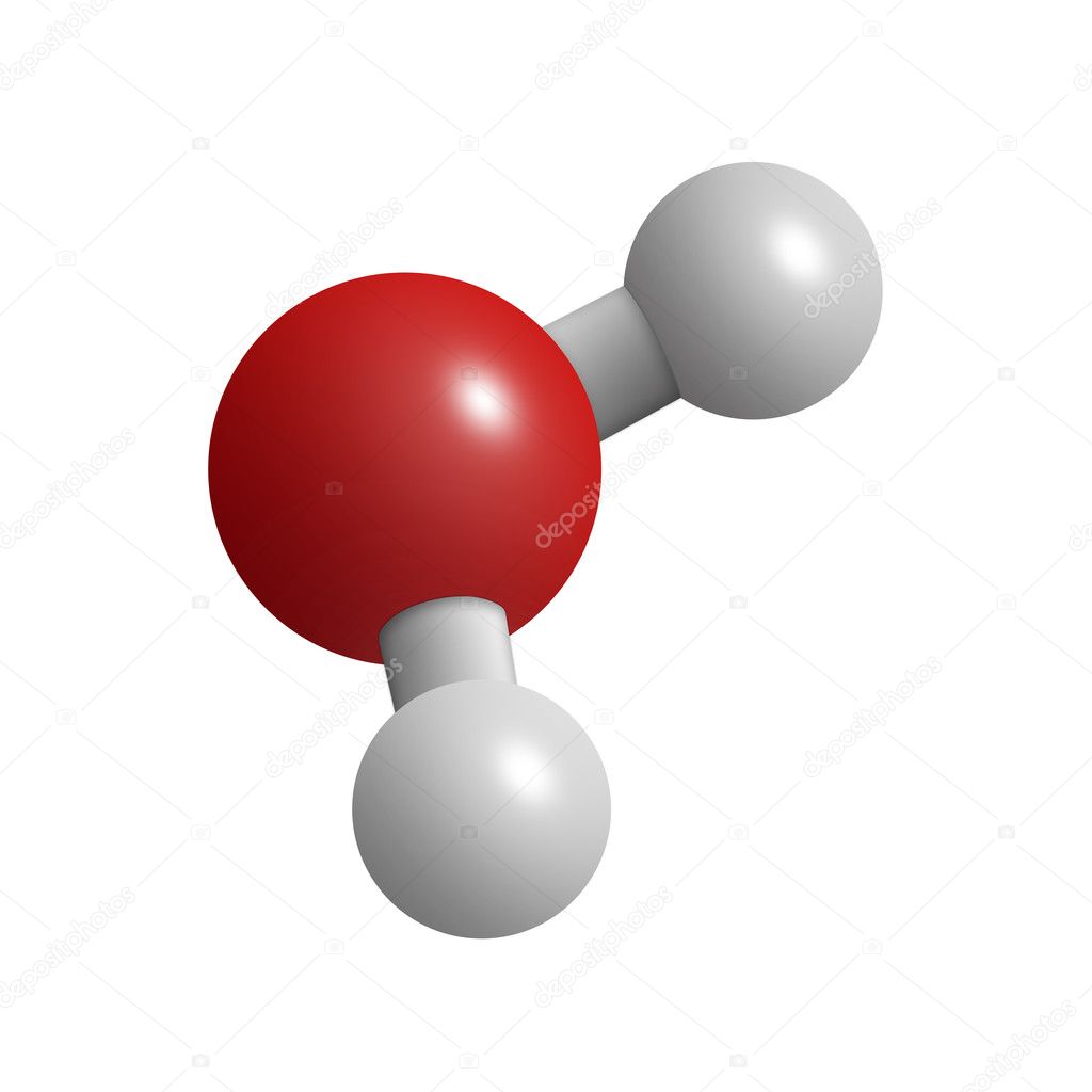 H2O water molecule — Stock Photo © cnapsys #9838348