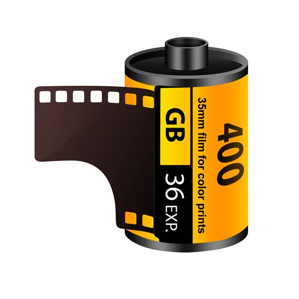 Rollo de película de 35mm — Foto de Stock