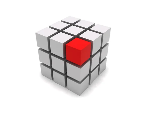 Cubo 3d —  Fotos de Stock