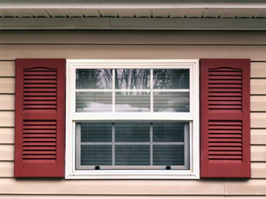 Window and shutters clipart