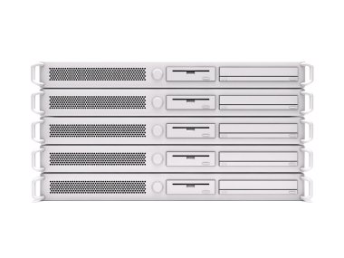 Rack servers clipart