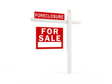 Foreclosure sign clipart