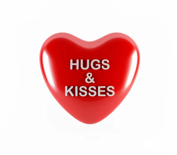 Hugs and kisses — Stock Photo, Image