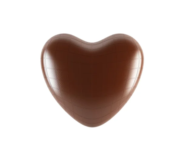 Csokoládé szív — Stock Fotó