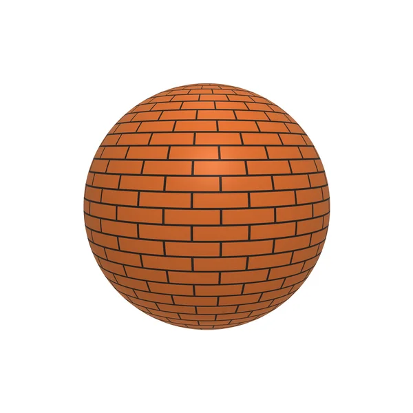 Brick ball — Stock Photo, Image