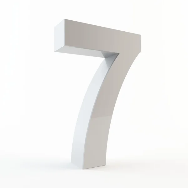 7 numara — Stok fotoğraf