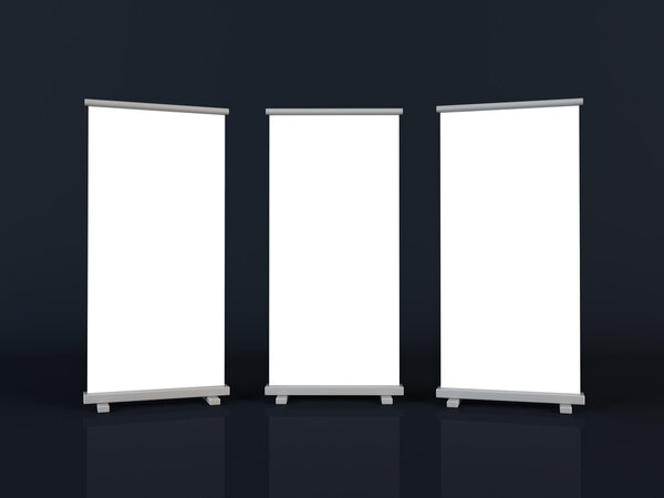 Roll up banners