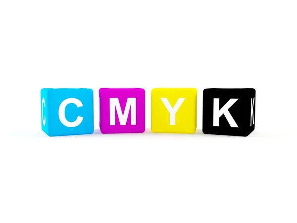 Иконка CMYK — стоковое фото