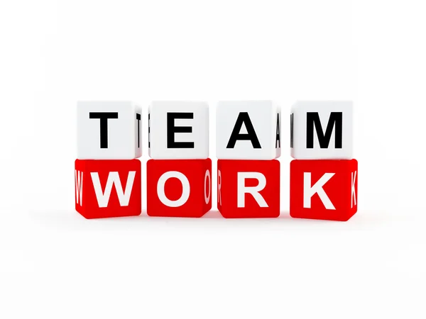 Ikone der Teamarbeit Stockbild