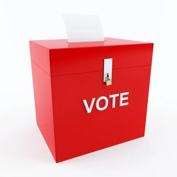 Caja de votación — Foto de Stock