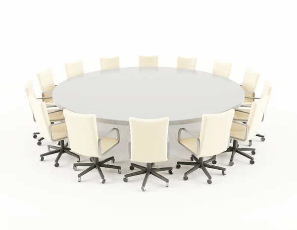 Round table — Stock Photo, Image