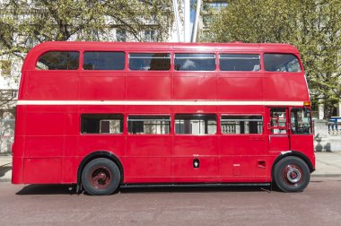 London famous red buses clipart