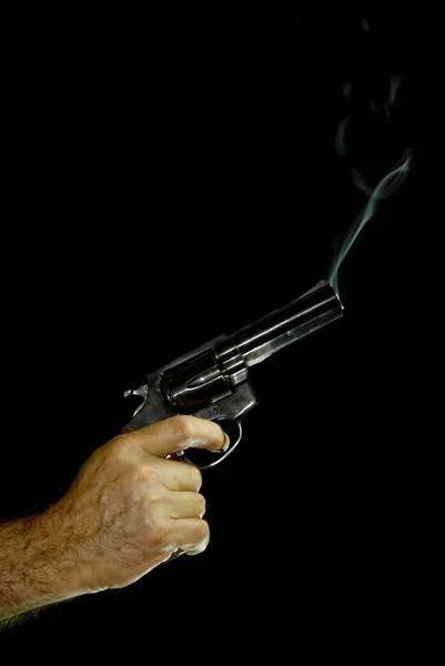 Pistola de fumar —  Fotos de Stock
