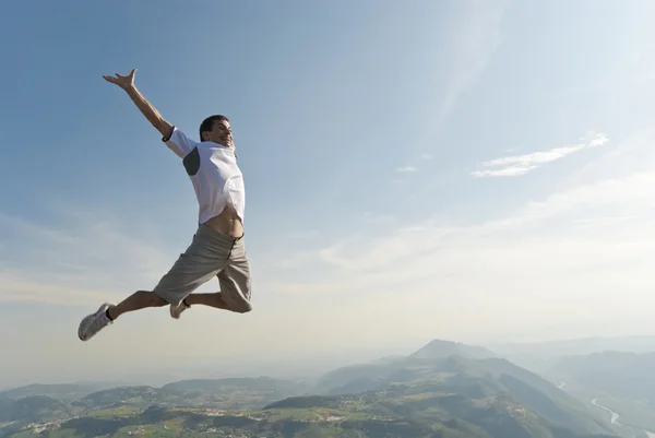 stock image Jumping man.