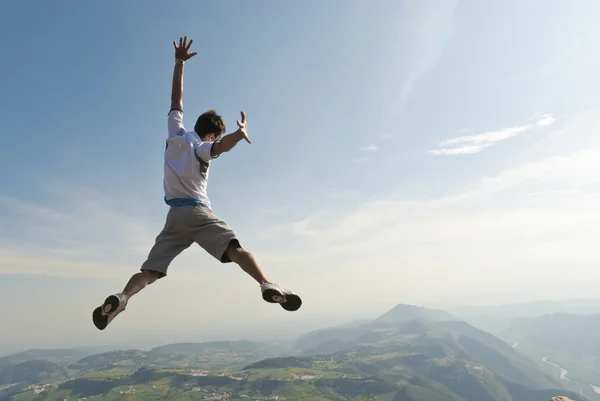 stock image Jumping man.