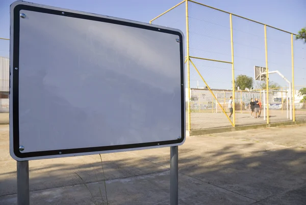 stock image Playground sign-board