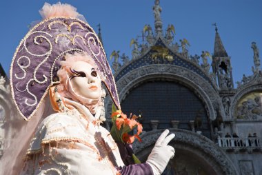 Venedik Karnavalı sanatçılar
