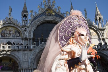 Venedik Karnavalı sanatçılar
