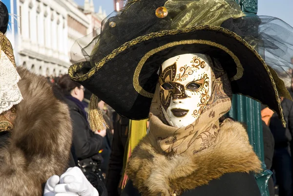Benátky Karneval umělec — Stock fotografie