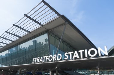 Stratford Station in London clipart