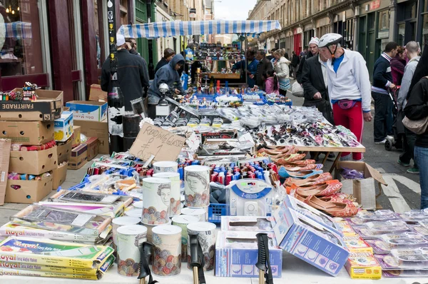 หยุดที่ตลาดบริคเกน ลอนดอน 17 ตุลาคม 2010 — ภาพถ่ายสต็อก