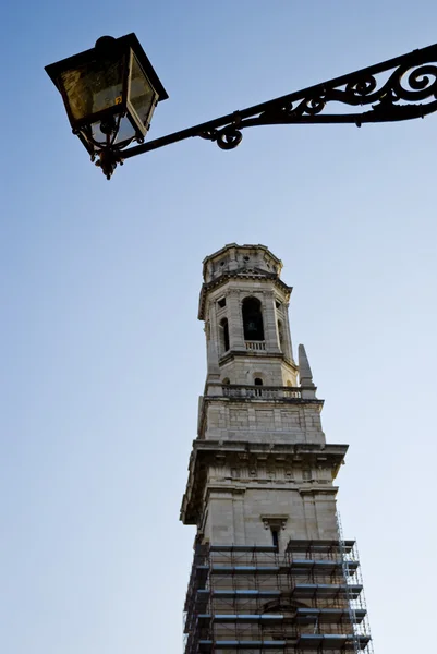 Strzał szczegół katedry Kościoła, verona, Włochy — Zdjęcie stockowe