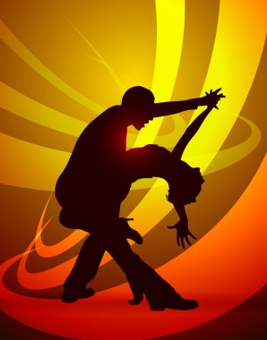 Dancers vector clipart