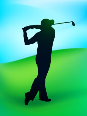 Golfer clipart